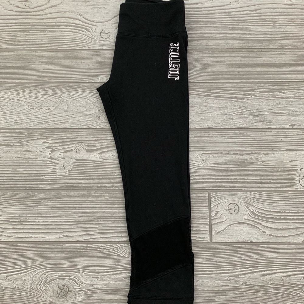 EUC Justice Active Crop Leggings Size 10
